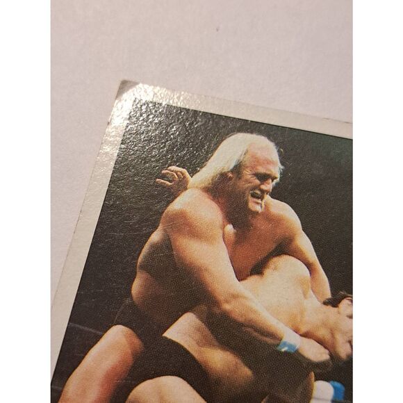 Vintage 1985 WWF Hulk Hogan Ringside Action Trading Card 29 Topps WWE Wrestling - Picture 4 of 6